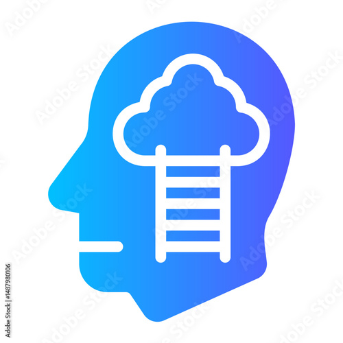 dreaming gradient icon