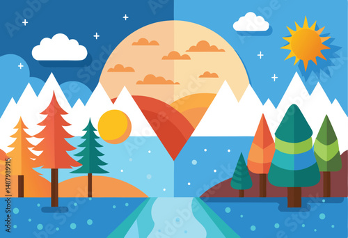 Winter, Summer or Indian Summer