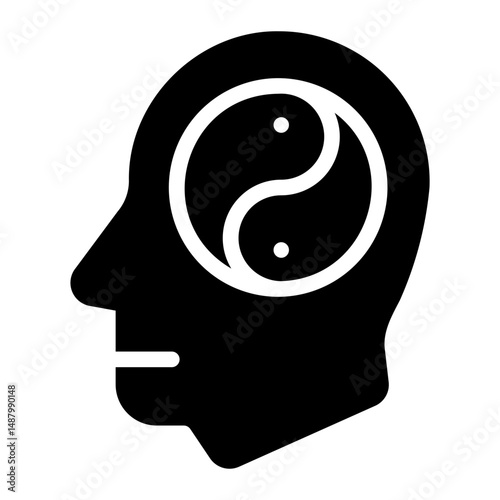 balance glyph icon