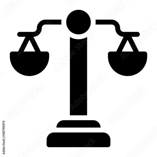 balance glyph icon