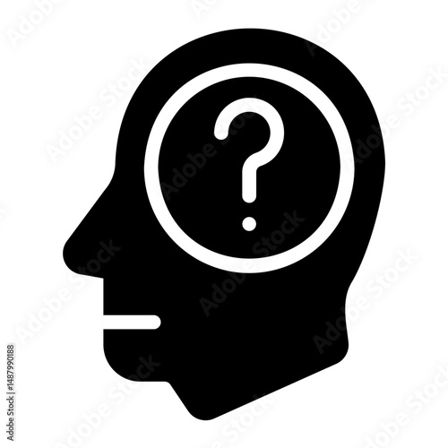 curious glyph icon