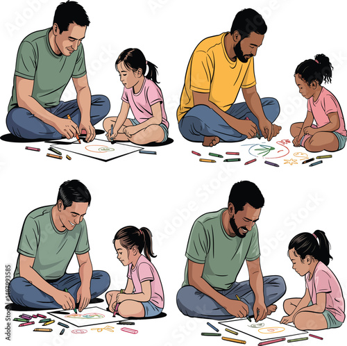 a father teach her daughter 