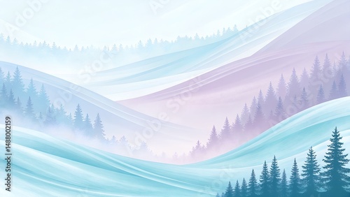 abstract winter background