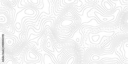 White wave paper curved reliefs abstract background. Abstract topographic contours map background. luxury topographic wavy pattern and geographic grid map design . Abstract lines background.