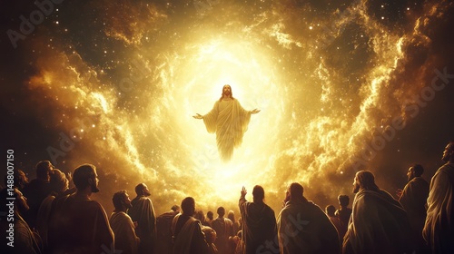 Ascension of Jesus Christ: Divine Light and Heavenly Glory