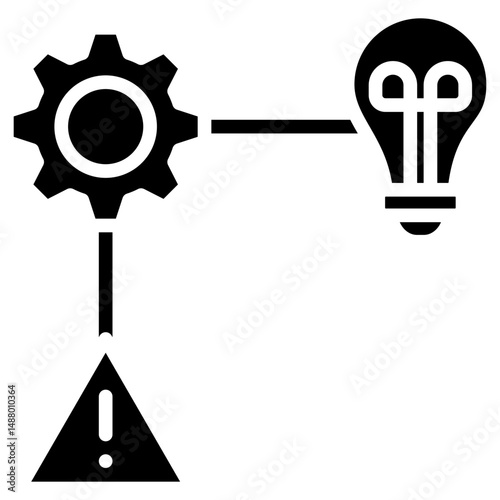 Determine Root Cause glyph icon