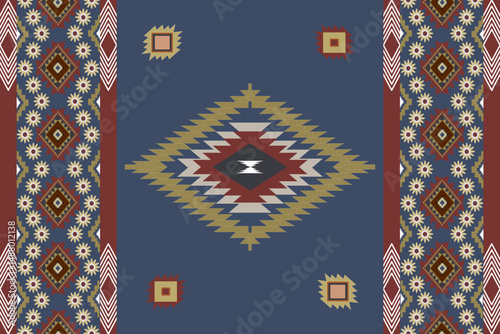 Ikat rug ethnic art seamless pattern traditional and modern style wallpaper, set, geometric, oriental, fabric, clothing, print, ornament, Aztec geometric, furniture