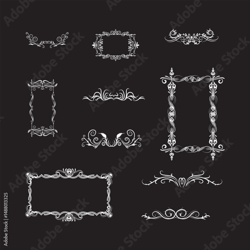 Ornaments Elements Icon New Design