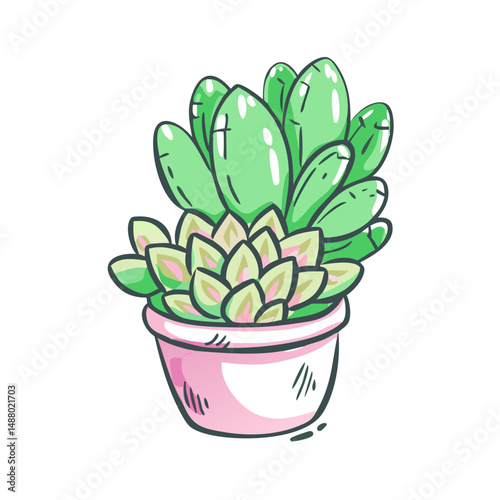 succulents icon, succulents vector illustration-simple illustration of succulents, perfect for succulents logos and icons