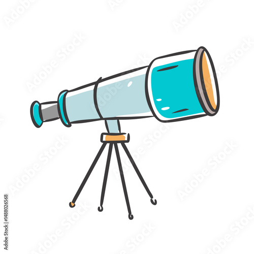 telescope icon, telescope vector illustration-simple illustration of telescope, perfect for telescope logos and icons
