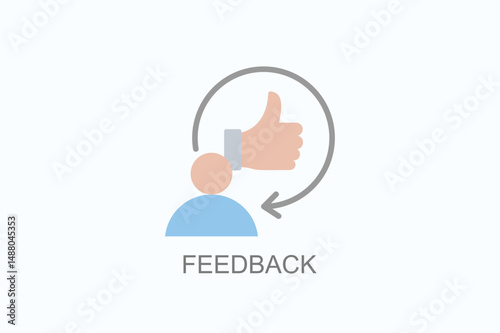 Feedback Icon Or Logo Isolated Vector Illustration