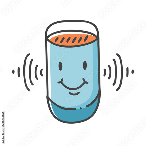 voice assistant icon, voice assistant vector illustration-simple illustration of voice assistant, perfect for voice assistant logos and icons