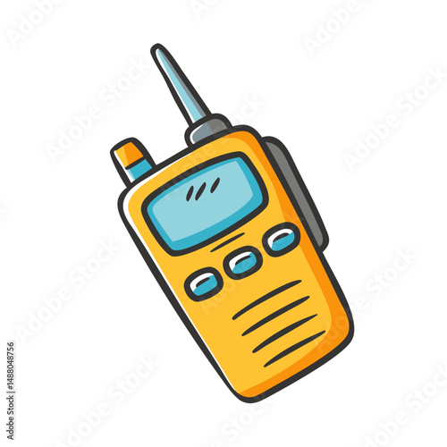 walkie talkie icon, walkie talkie vector illustration-simple illustration of walkie talkie, perfect for walkie talkie logos and icons