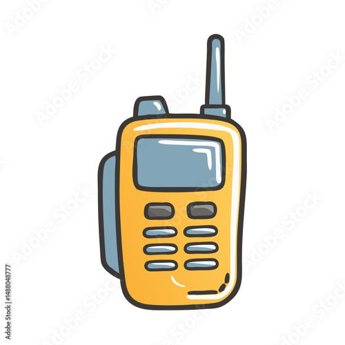 walkie talkie icon, walkie talkie vector illustration-simple illustration of walkie talkie, perfect for walkie talkie logos and icons