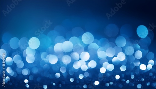 blue gradient blurred bokeh abstract background