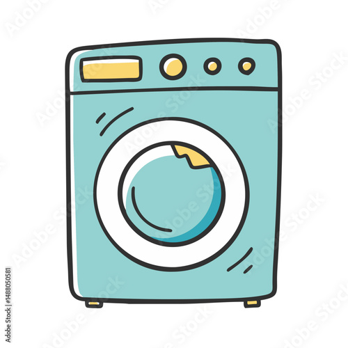 washing machine icon, washing machine vector illustration-simple illustration of washing machine, perfect for washing machine logos and icons