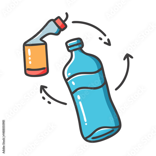water bottle refill icon, water bottle refill vector illustration-simple illustration of water bottle refill, perfect for water bottle refill logos and icons
