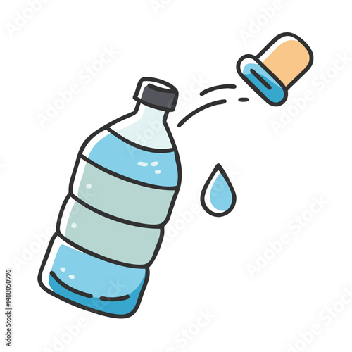 water bottle refill icon, water bottle refill vector illustration-simple illustration of water bottle refill, perfect for water bottle refill logos and icons