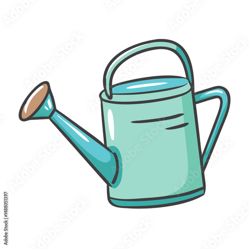 watering can icon, watering can vector illustration-simple illustration of watering can, perfect for watering can logos and icons