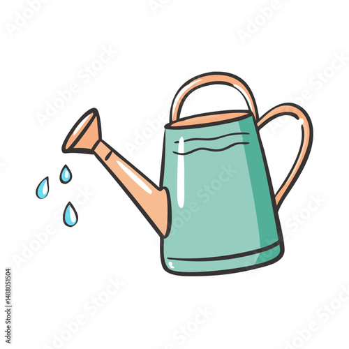 watering can icon, watering can vector illustration-simple illustration of watering can, perfect for watering can logos and icons
