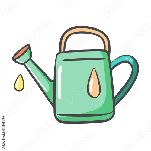 watering can icon, watering can vector illustration-simple illustration of watering can, perfect for watering can logos and icons