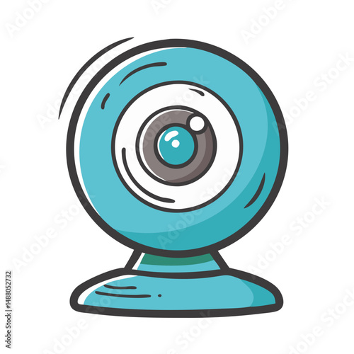 webcam icon, webcam vector illustration-simple illustration of webcam, perfect for webcam logos and icons