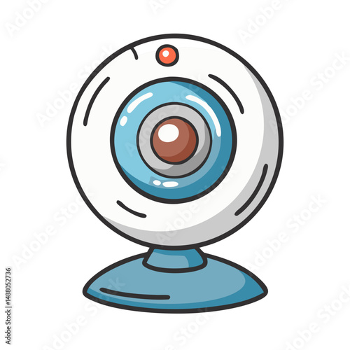 webcam icon, webcam vector illustration-simple illustration of webcam, perfect for webcam logos and icons