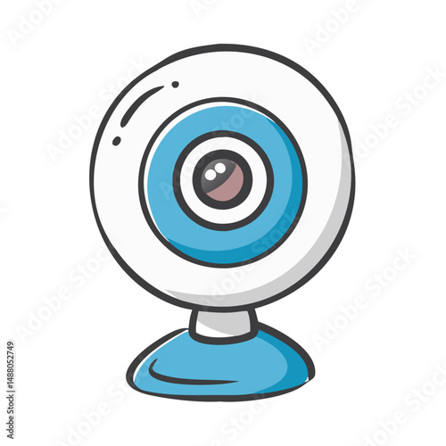 webcam icon, webcam vector illustration-simple illustration of webcam, perfect for webcam logos and icons