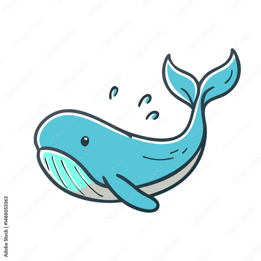 whale icon, whale vector illustration-simple illustration of whale, perfect for whale logos and icons whale icon, whale vector illustration-simple illustration of whale, perfect for whale logos and icons