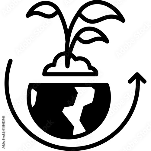Sustainability Continuous mixed icon