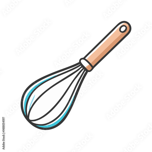 whisk icon, whisk vector illustration-simple illustration of whisk, perfect for whisk logos and icons