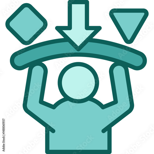 Resistance solid icon