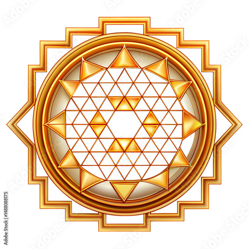 mandala motif isolated on white background. PNG Transparent file type with high definition quality And vibrant color grading Available.