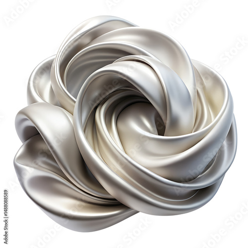 abstract background with silver rings isolated on white background. PNG Transparent file type with high definition quality And vibrant color grading Available.