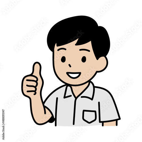 student boy Avatar people human school cartoon good thumbnail