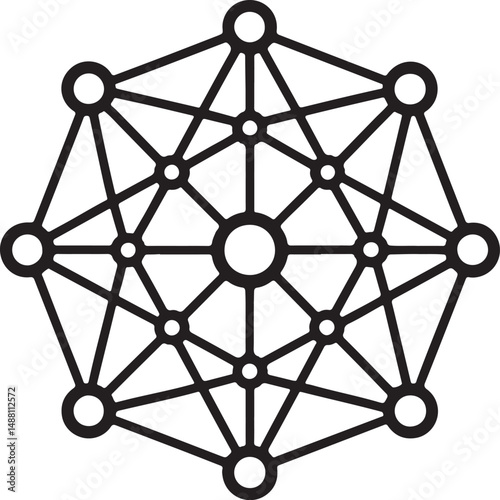 Network icon design vector style art illustrator