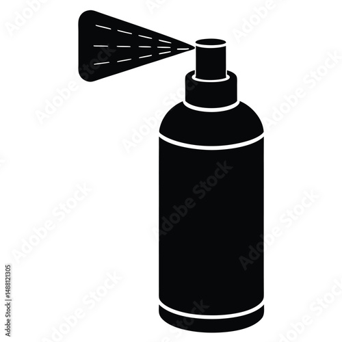 cleaner element isolated air freshener spray on white background