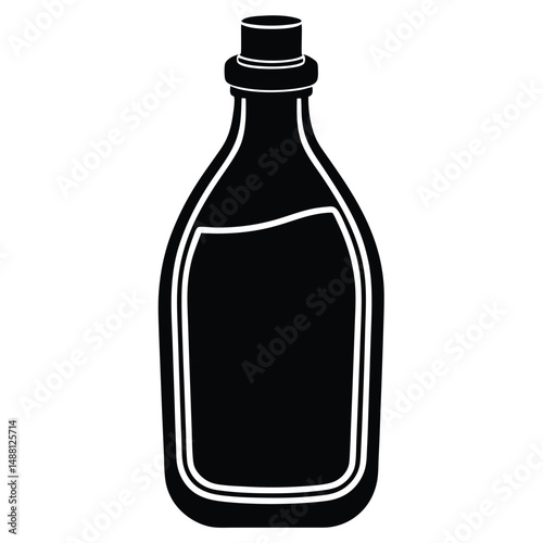 cleaner element isolated cleaning solution bottle on white background