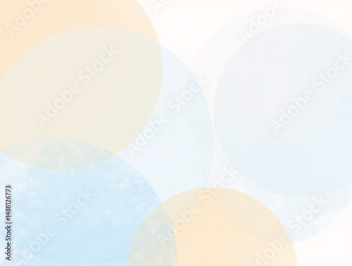 Wallpaper Mural Abstract pastel circle design featuring blue and pitch tones. Abstract Art Composition with Pastel Circular Patterns, Digital Artwork, Modern Aesthetic, Gentle Environment. Generative ai Torontodigital.ca