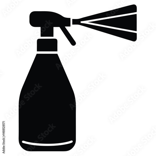 cleaner element isolated disinfectant fogger on white background