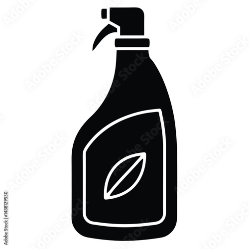 cleaner element isolated eco friendly cleaner bottle on white background
