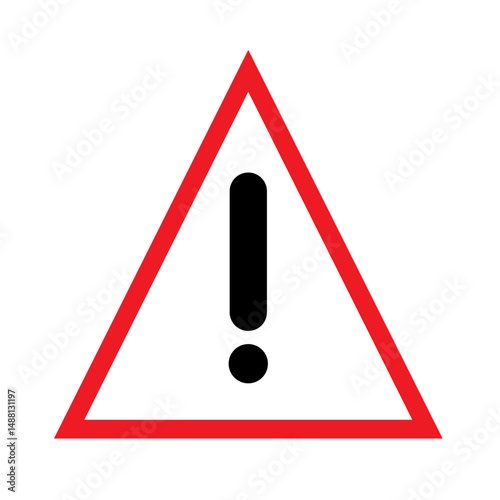 Warning Sign Attention. suitable for design and education