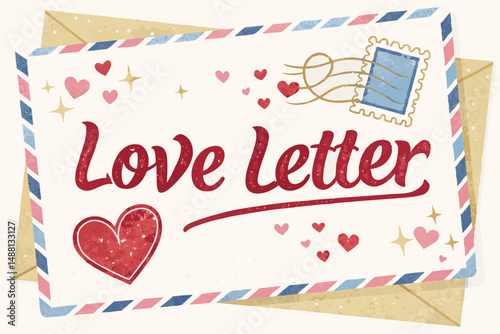 A rejected love letter, dramatically stamped with bold red "RETURN TO SENDER," a single spark emanating from the stamp, suggesting heartbreak and rejection.