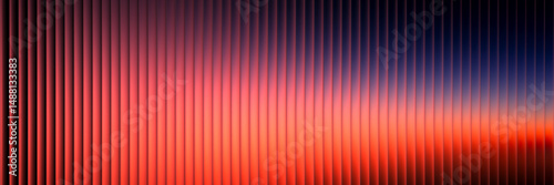 Abstract sunset inspired gradient texture with fractal glass effect and warm blending glowing tones. Serene atmosphere, tranquility sky, peaceful twilight mood aesthetic design. Vector illustration