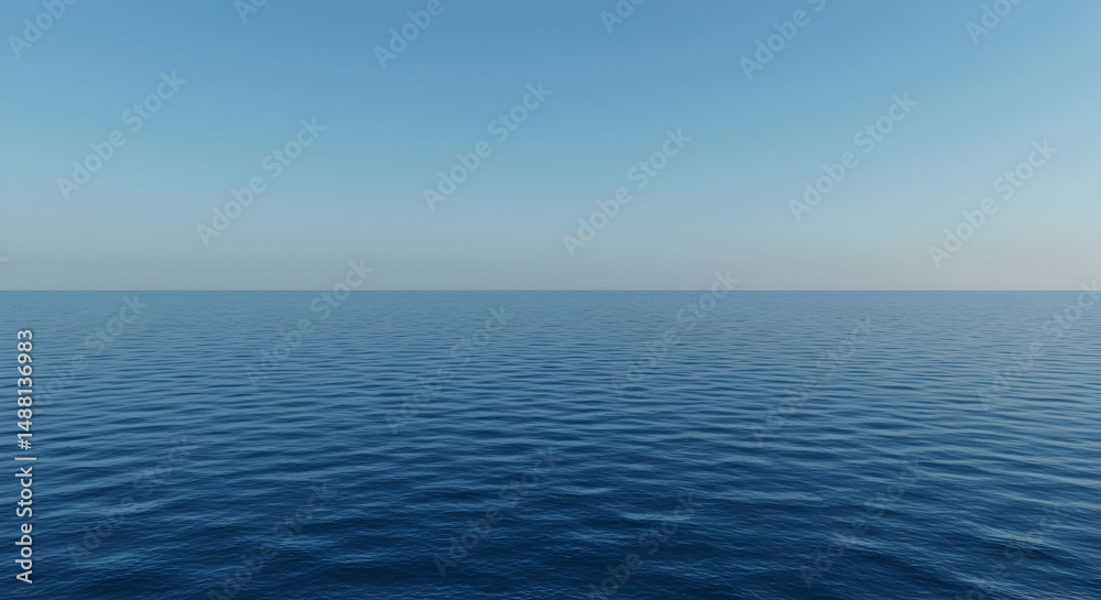 custom made wallpaper toronto digitalocean,  sea,  horizon, Serene Ocean Horizon