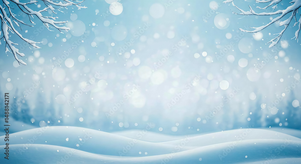 Snow Winter Landscape Background Snowflakes Falling Scenery Scene Backdrop Snow Winter Landscape Background Snowflakes Falling Scenery Scene Backdrop