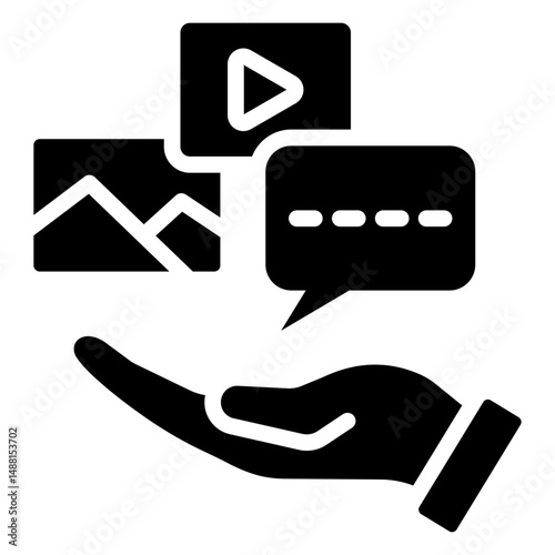Content Glyph Icon