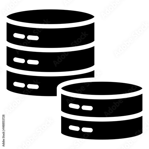 Database Glyph Icon