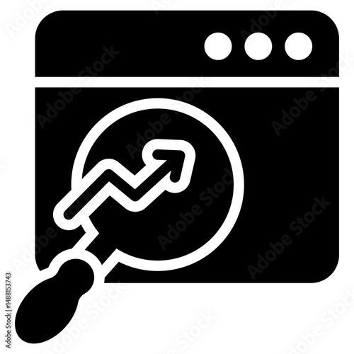 Seo Glyph Icon