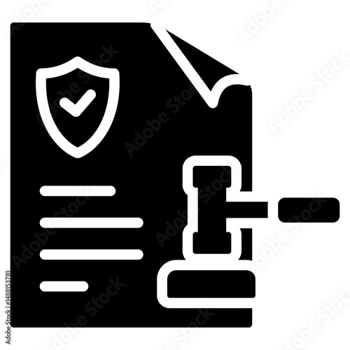 Regulations Glyph Icon